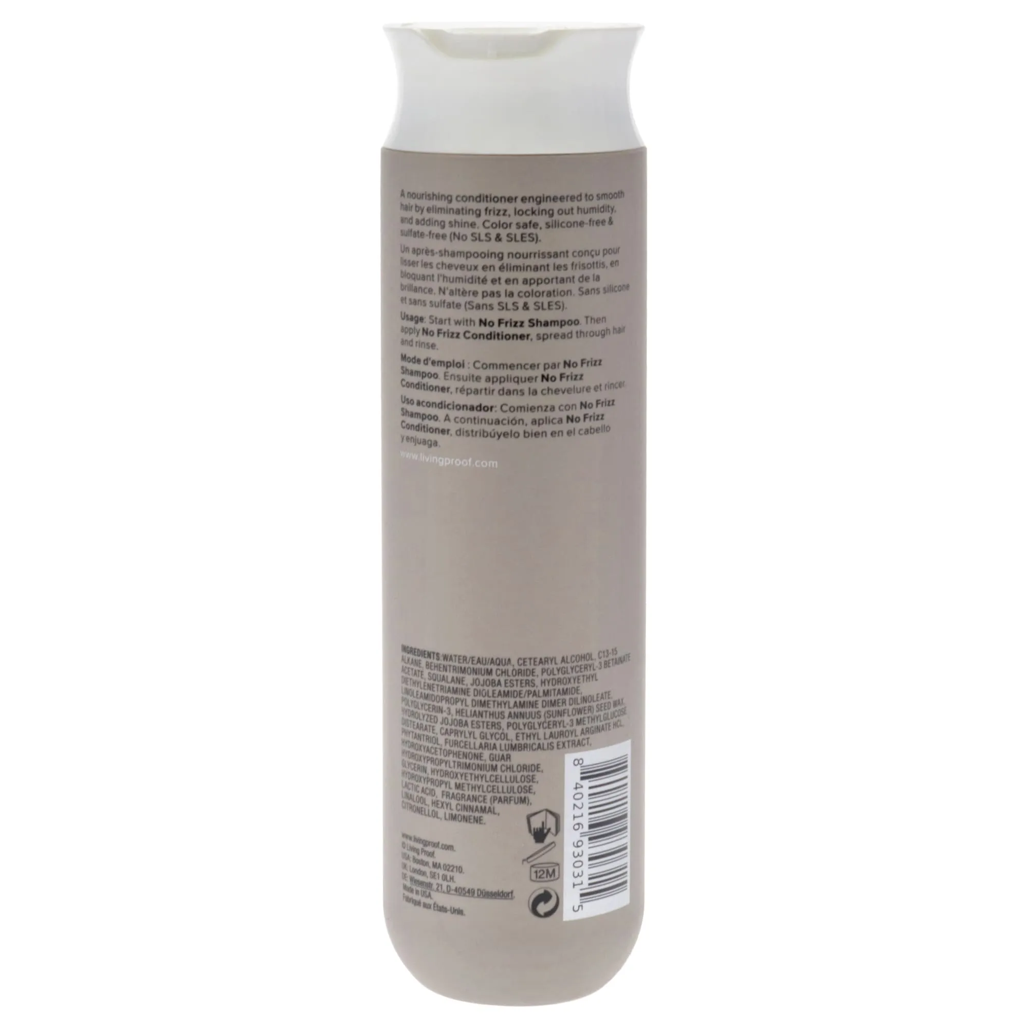 Living Proof No Frizz 8-ounce Conditioner - White sold by Zulily product image thumbnail 3