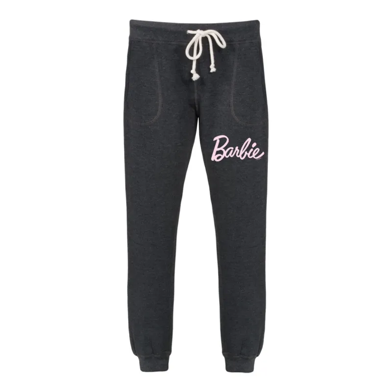 Women's Barbie Gold Barbie Logo Jogger sold by Zulily