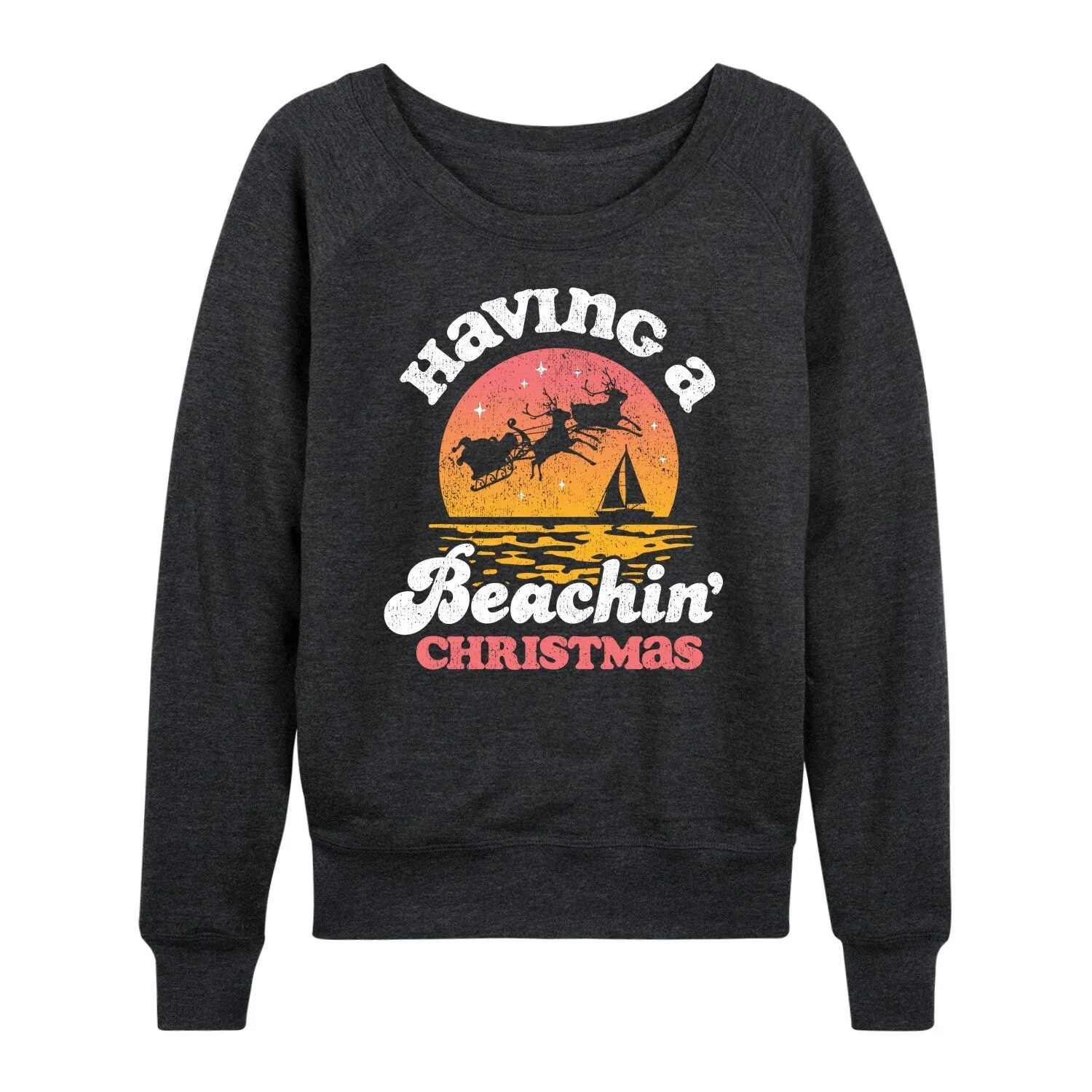 Women's Having a Beachin Christmas Light Weight Pullover sold by Zulily