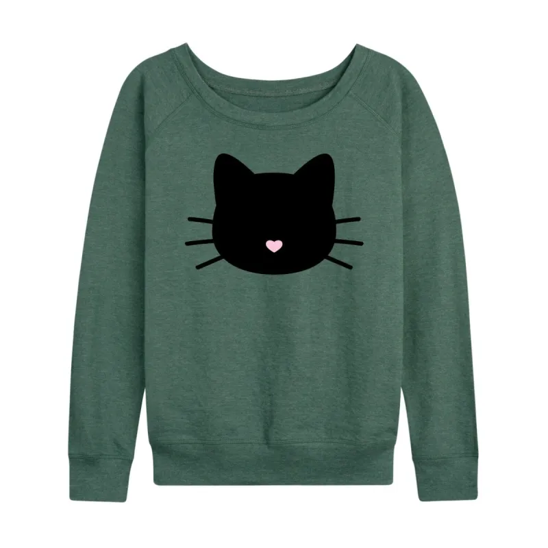 Women's Cat Face Light Weight Pullover sold by Zulily