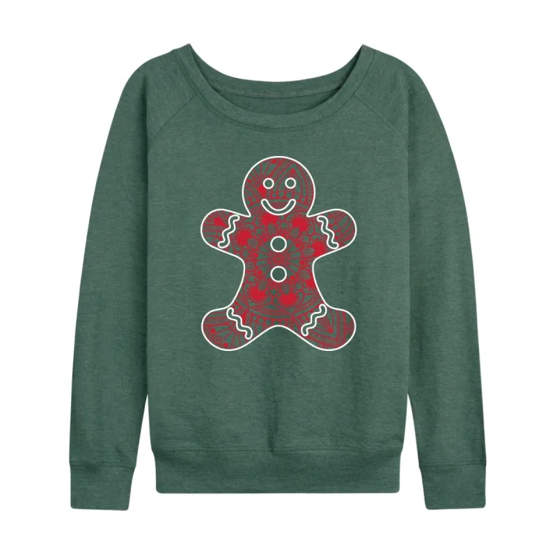 Women's Gingerbread Man Decorative Light Weight Pullover sold by Zulily