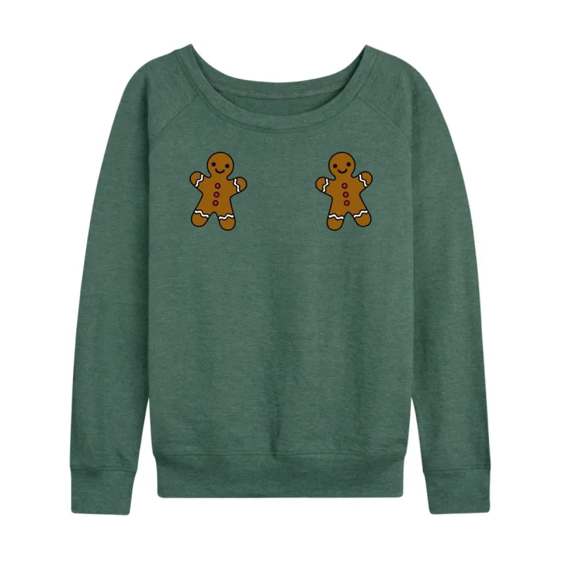 Women's Gingerbread Man Chest Light Weight Pullover sold by Zulily