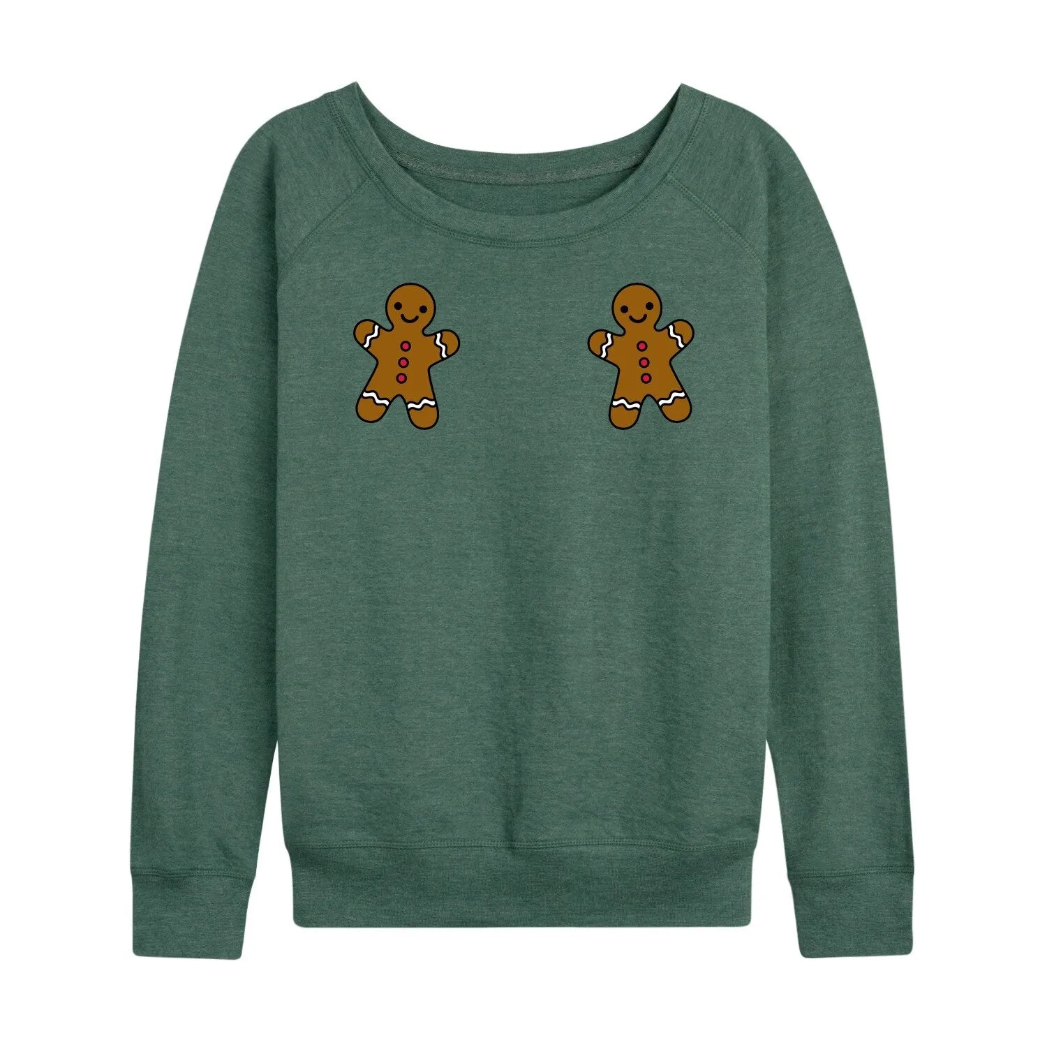 Women's Gingerbread Man Chest Light Weight Pullover sold by Zulily