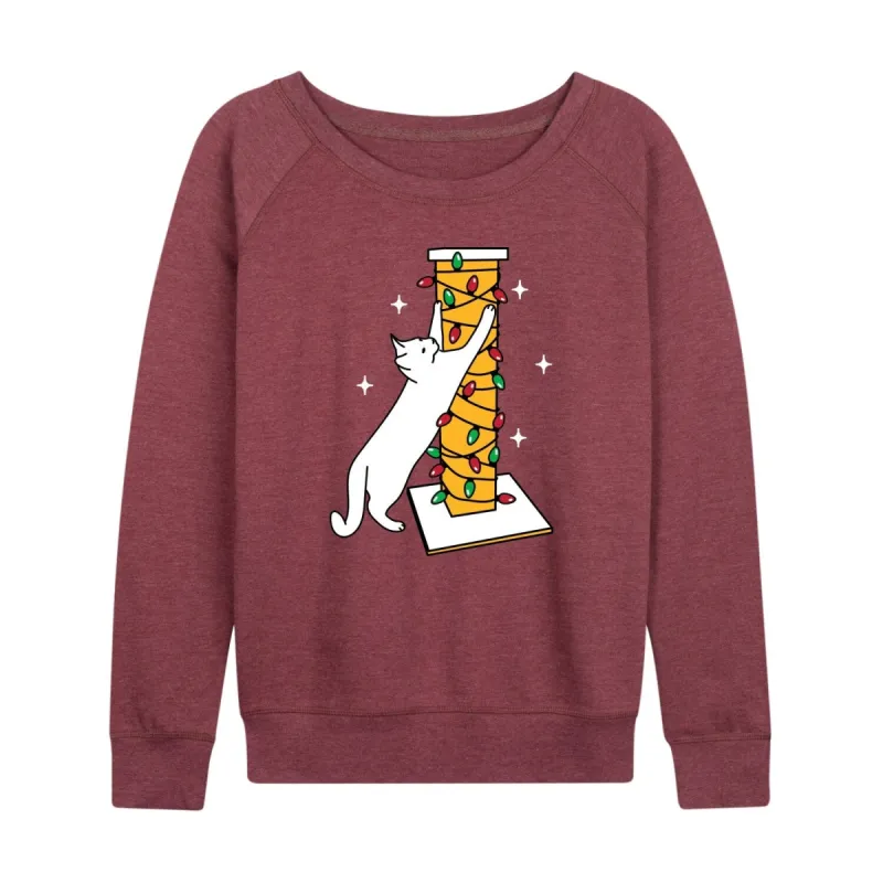Women's Christmas Scratchpost Light Weight Pullover sold by Zulily