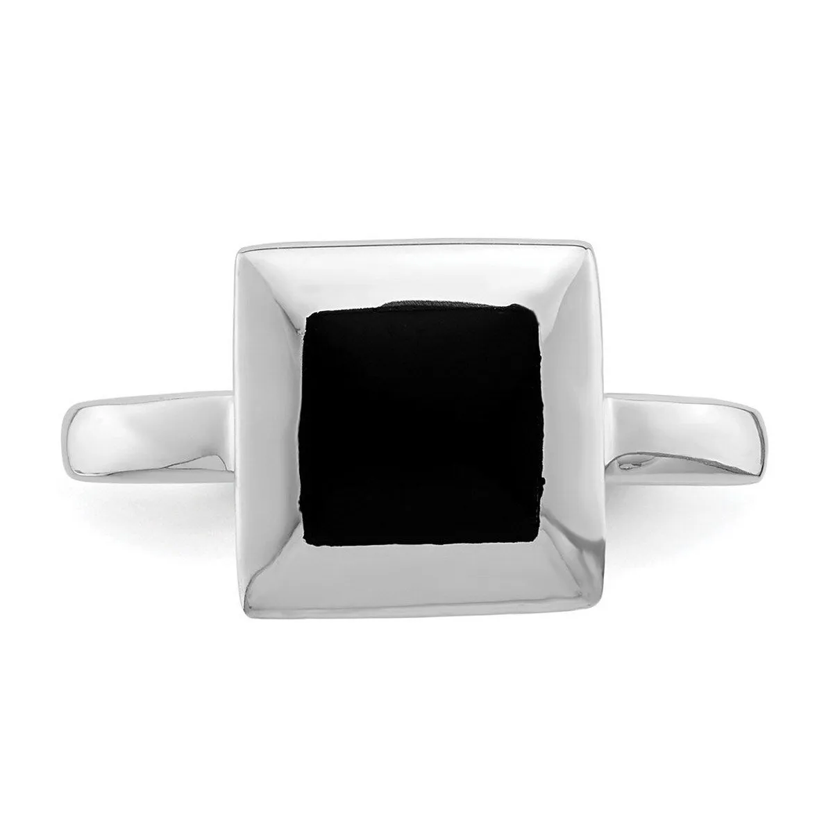 Curata 925 Sterling Silver Polished Simulated Onyx Ring sold by Zulily product image thumbnail 3