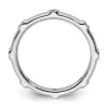 Curata 925 Sterling Silver Bezel Polished Stackable White Topaz Ring sold by Zulily