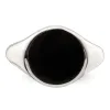 Curata 925 Sterling Silver Black Onyx Inlay Ring sold by Zulily