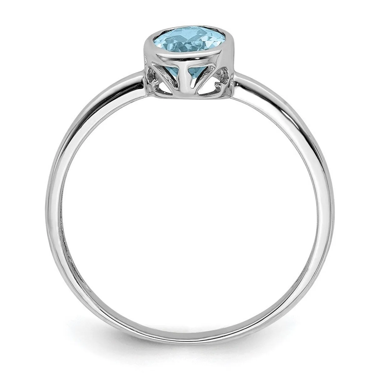 Curata 925 Sterling Silver Polished .85ctw Peridot Oval Ring sold by Zulily product image thumbnail 3