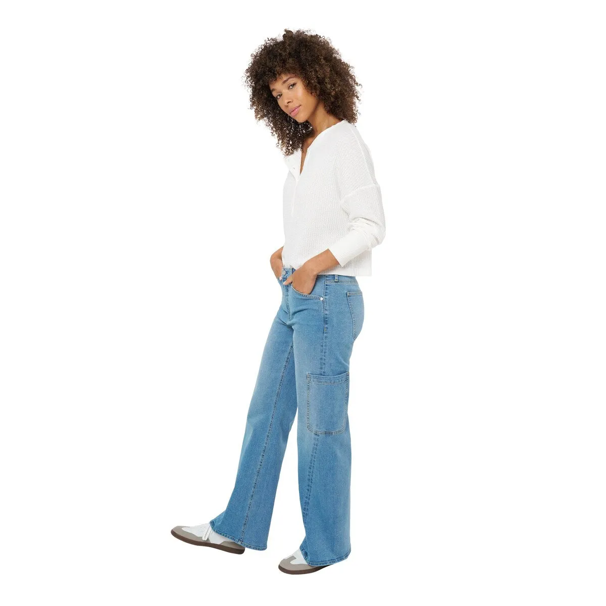 Wide Leg Cargo in Boski sold by Zulily