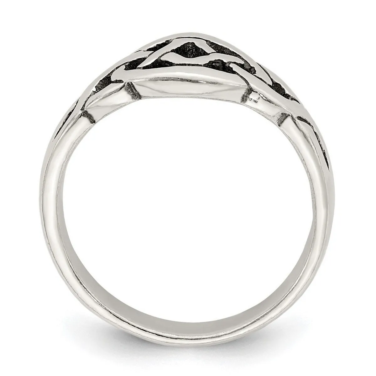 Curata 925 Sterling Silver Artisan Oxidized Artisan Oxidized Ring sold by Zulily product image thumbnail 3