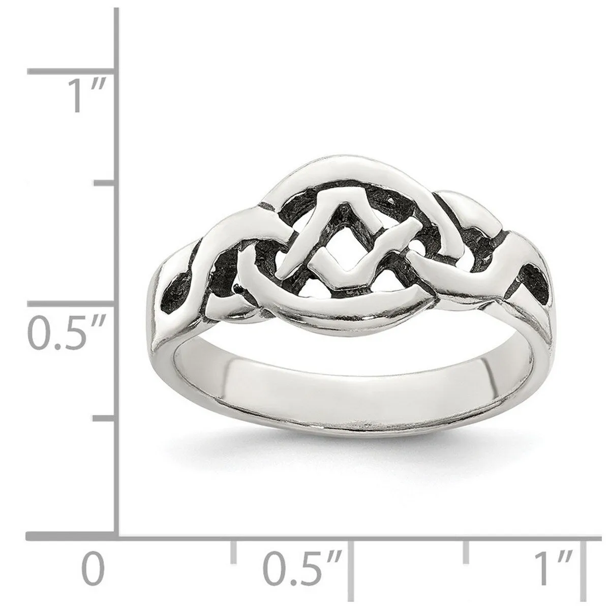 Curata 925 Sterling Silver Artisan Oxidized Artisan Oxidized Ring sold by Zulily product image thumbnail 5