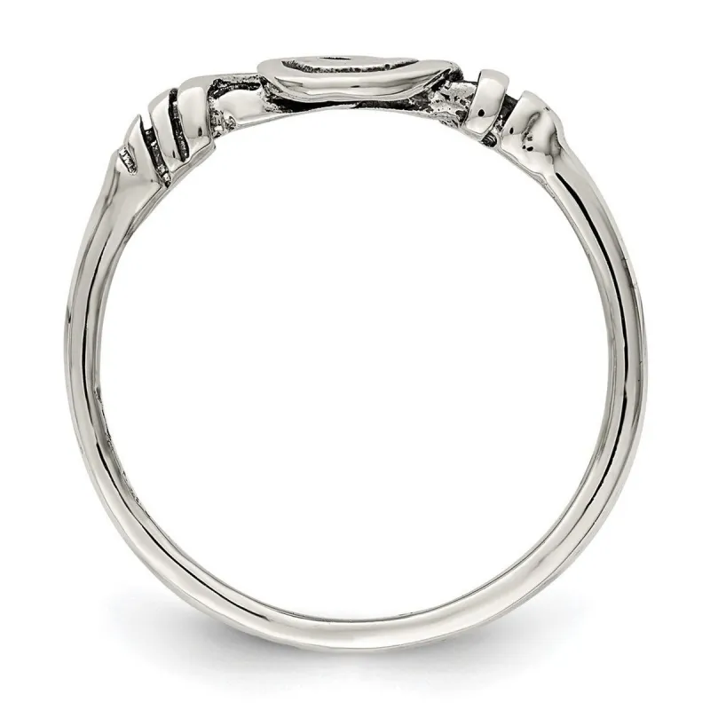 Curata 925 Sterling Silver Swirl Artisan Oxidized Ring sold by Zulily