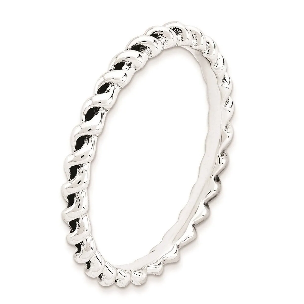 Curata 925 Sterling Silver Stackable Artisan Oxidized Artisan Oxidized Ring 2.5mm sold by Zulily product image thumbnail 3