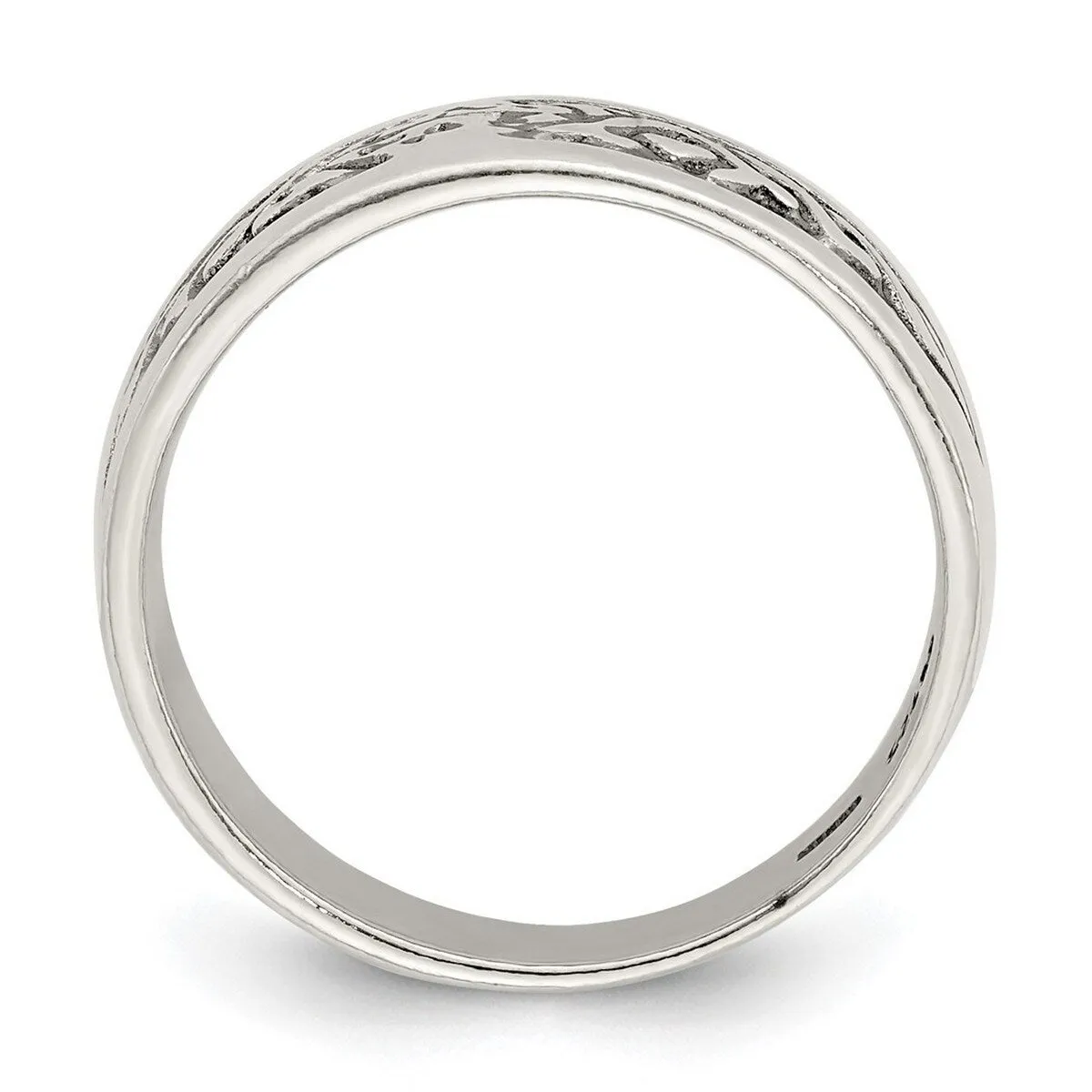 Curata 925 Sterling Silver Polished Artisan Oxidized Artisan Oxidized Ring sold by Zulily product image thumbnail 2