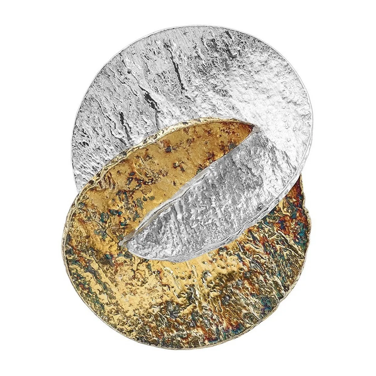 Curata 925 Sterling Silver 18K Yellow Gold Plated Whimsical Artisan Statement Ring sold by Zulily product image thumbnail 2