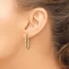Curata 925 Sterling Silver Gold Plated 2mm Classic Hoop Earrings sold by Zulily