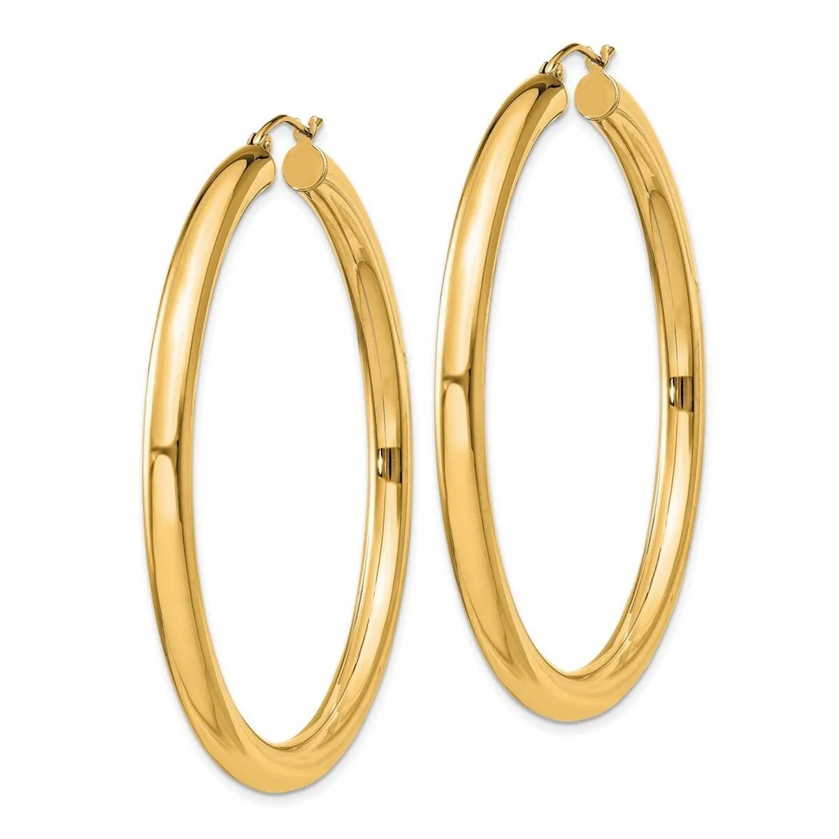 Curata 925 Sterling Silver Gold Plated 3mm Wide Round Hoop Earrings - Various Diameters sold by Zulily product image thumbnail 3