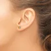 Curata 925 Sterling Silver Rhodium Plated 5x3mm Oval Citrine Post Earrings sold by Zulily