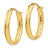 Curata 925 Sterling Silver Gold Plated 23x3mm Oval Hoop Earrings sold by Zulily