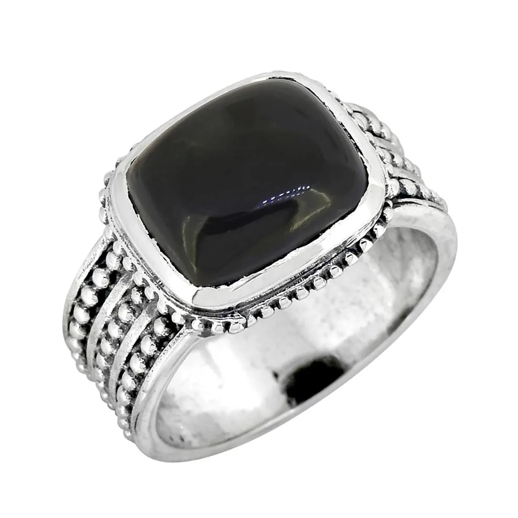 YS Gems Sterling Silver Black Onyx Gemstone Bohemian Ring sold by Zulily product image thumbnail 4