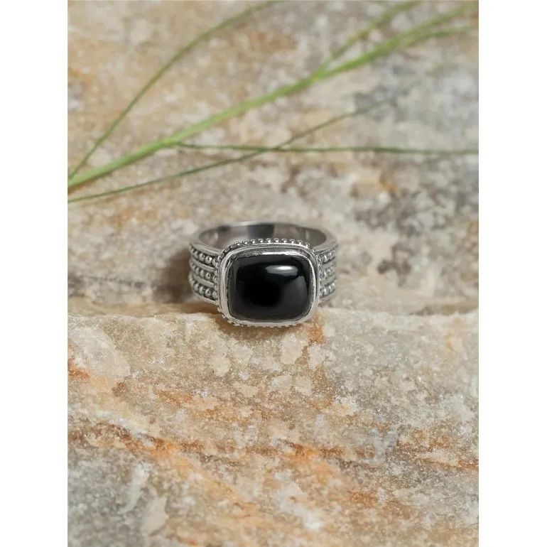 YS Gems Sterling Silver Black Onyx Gemstone Bohemian Ring sold by Zulily product image thumbnail 5