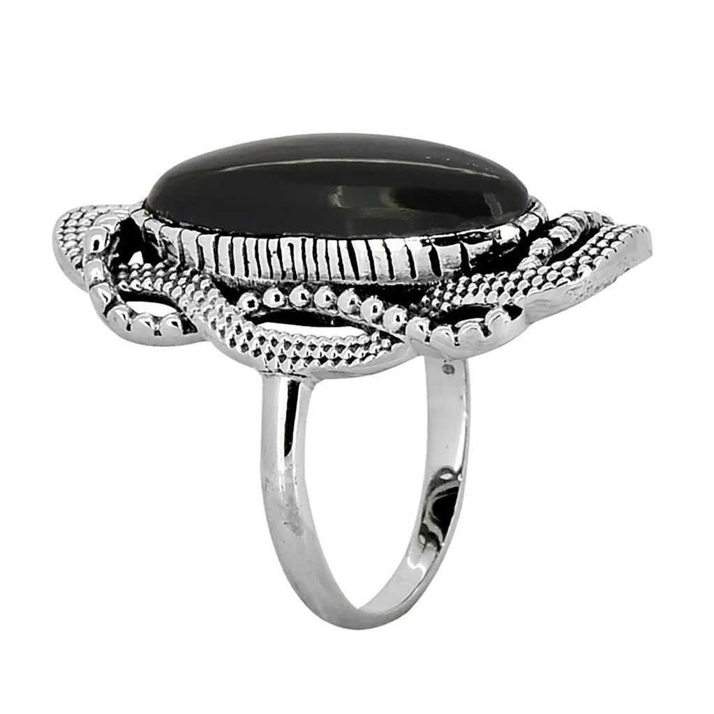 YS Gems Sterling Silver Black Onyx Gemstone Bohemian Ring sold by Zulily product image thumbnail 5