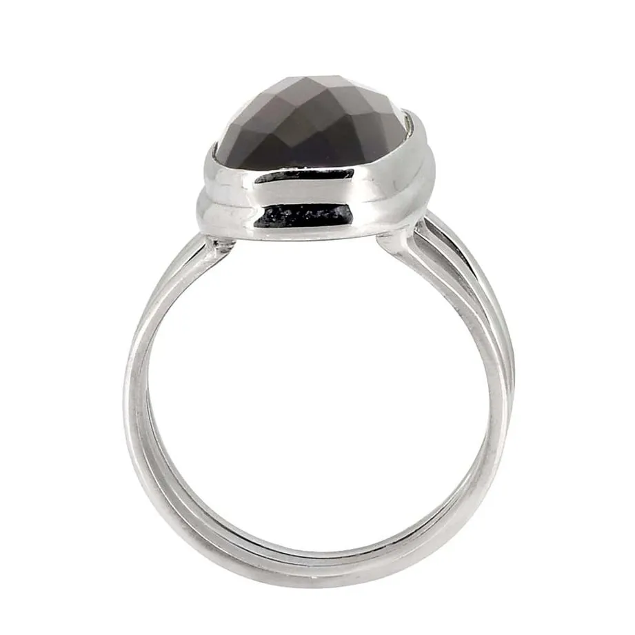 YS Gems Sterling Silver Smoky Quartz Smoky Quartz Bohemian Ring sold by Zulily product image thumbnail 3