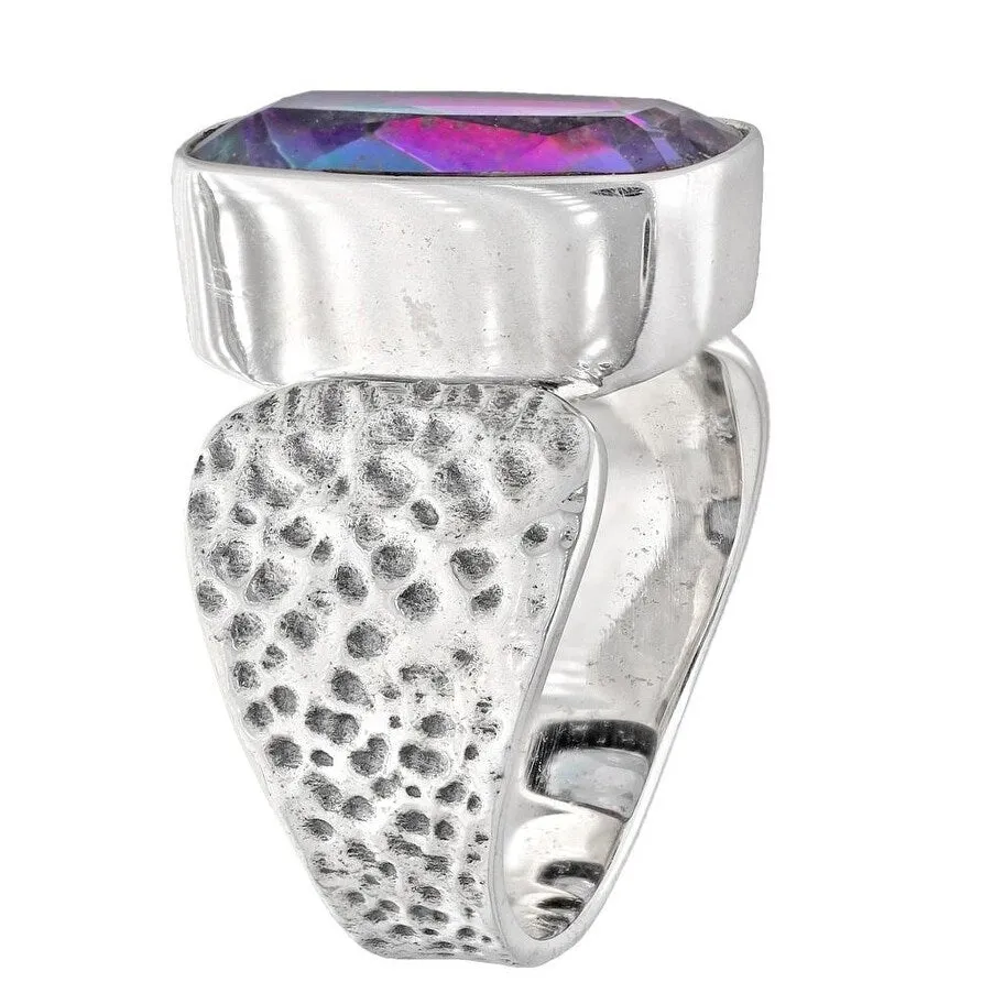 YS Gems Sterling Silver Regular Mystic Quartz Gemstone Bohemian Ring sold by Zulily product image thumbnail 2