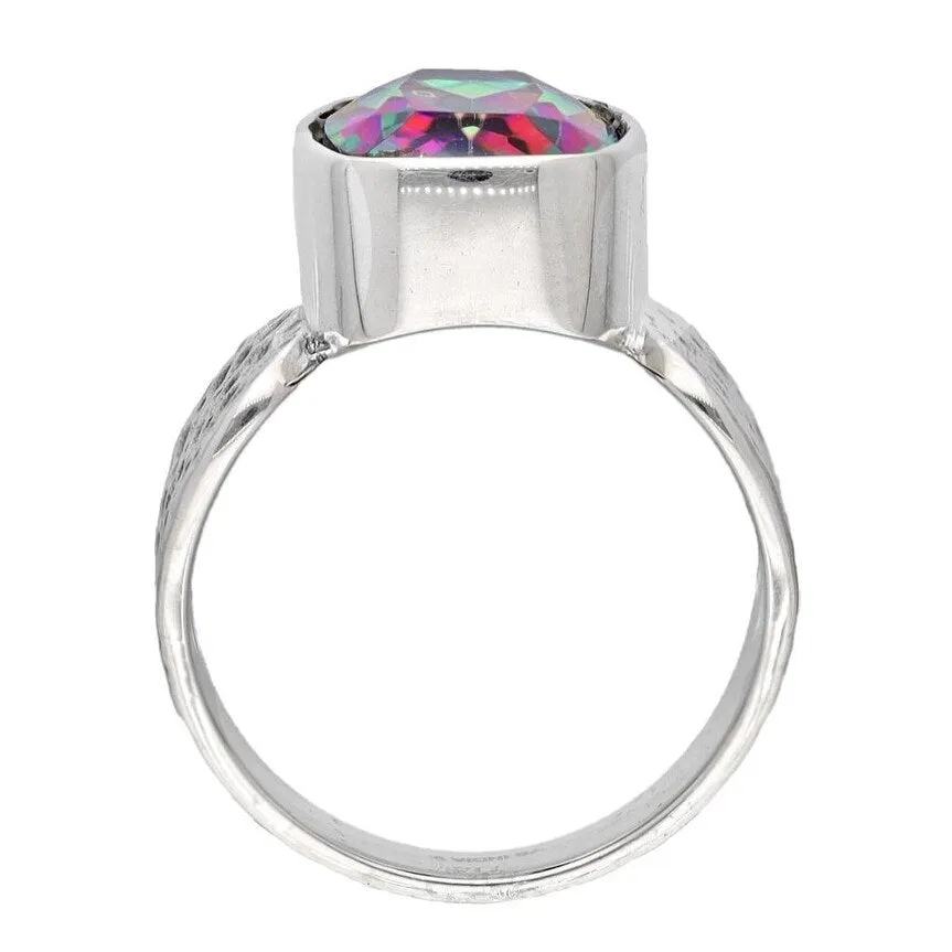 YS Gems Sterling Silver Regular Mystic Quartz Gemstone Bohemian Ring sold by Zulily product image thumbnail 4