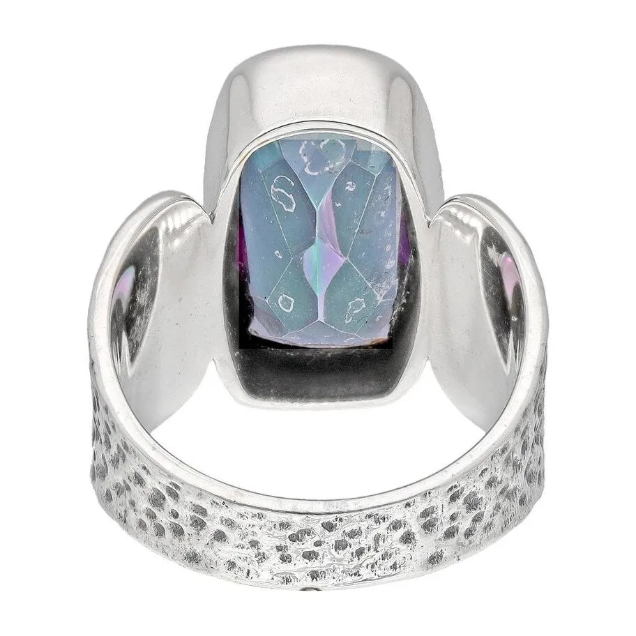 YS Gems Sterling Silver Regular Mystic Quartz Gemstone Bohemian Ring sold by Zulily product image thumbnail 3