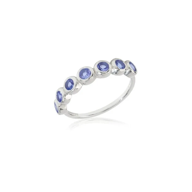 YS Gems Sterling Silver Tanzanite Gemstone Solitaire Ring sold by Zulily product image thumbnail 2