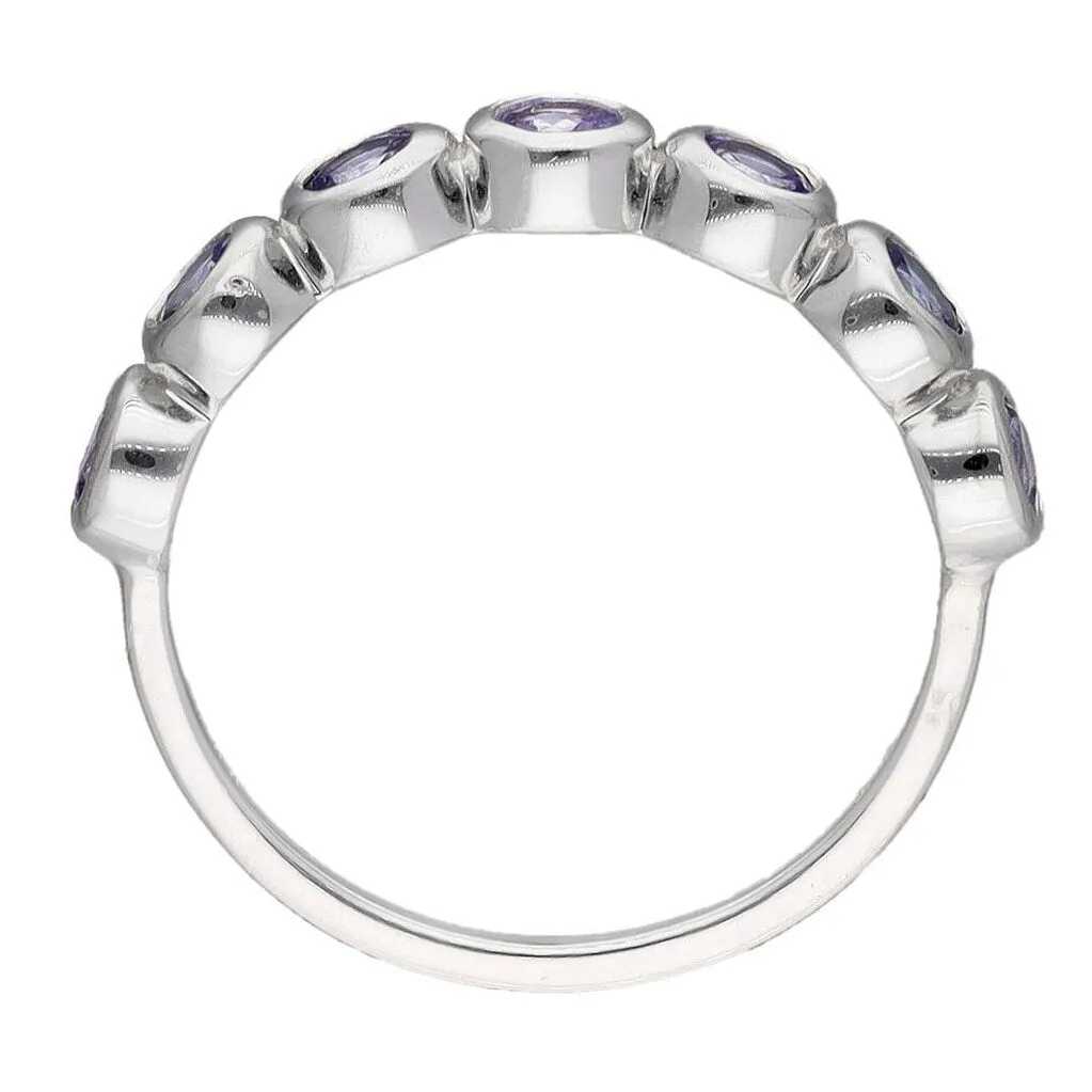 YS Gems Sterling Silver Tanzanite Gemstone Solitaire Ring sold by Zulily