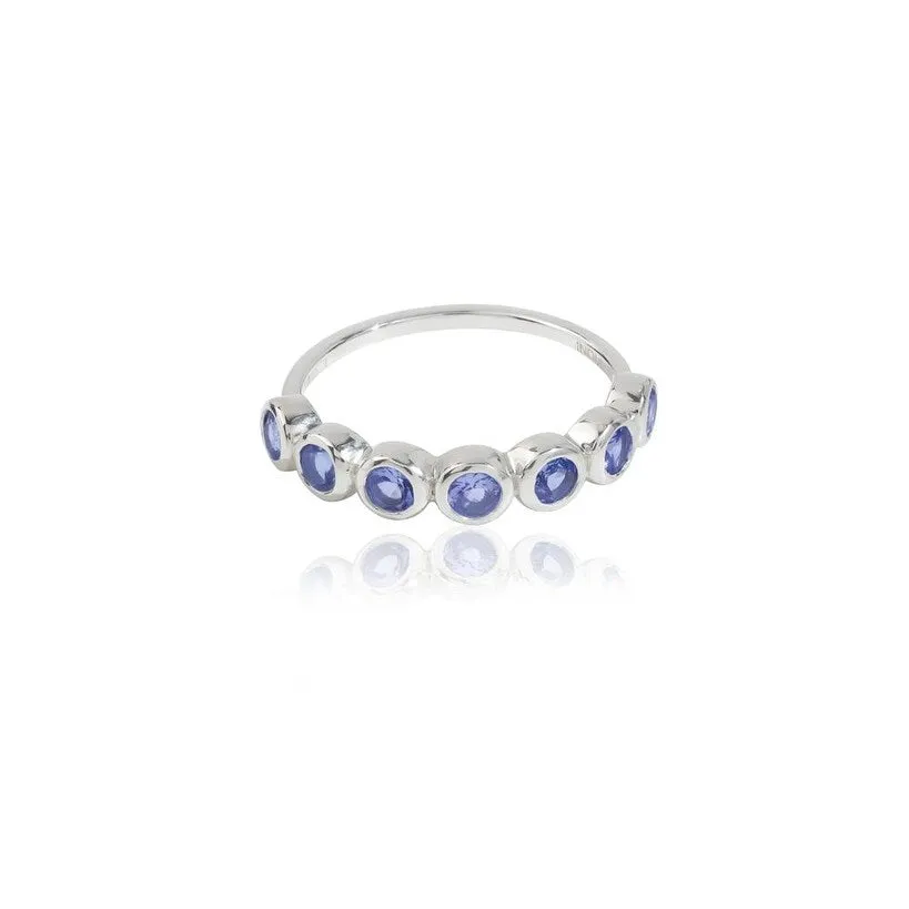 YS Gems Sterling Silver Tanzanite Gemstone Solitaire Ring sold by Zulily product image thumbnail 4