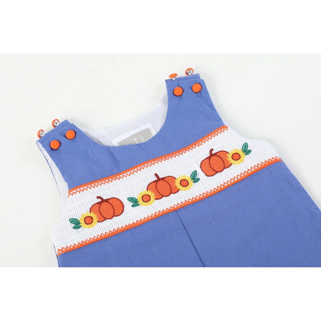 Blue Pumpkin Sunflower Smocked Overalls sold by Zulily product image thumbnail 4