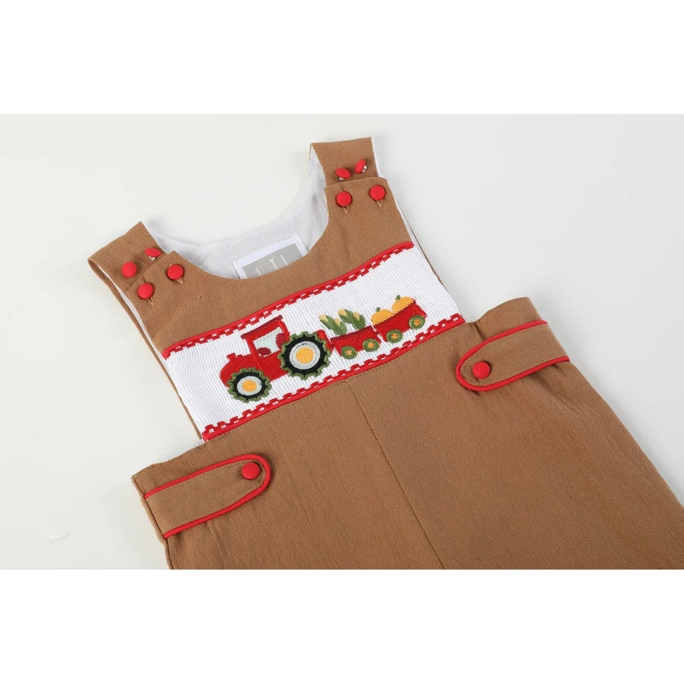 Brown Tractor Harvest Smocked Jon Jons sold by Zulily product image thumbnail 2