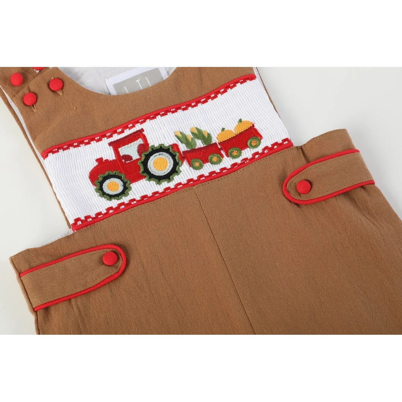 Brown Tractor Harvest Smocked Jon Jons sold by Zulily product image thumbnail 4