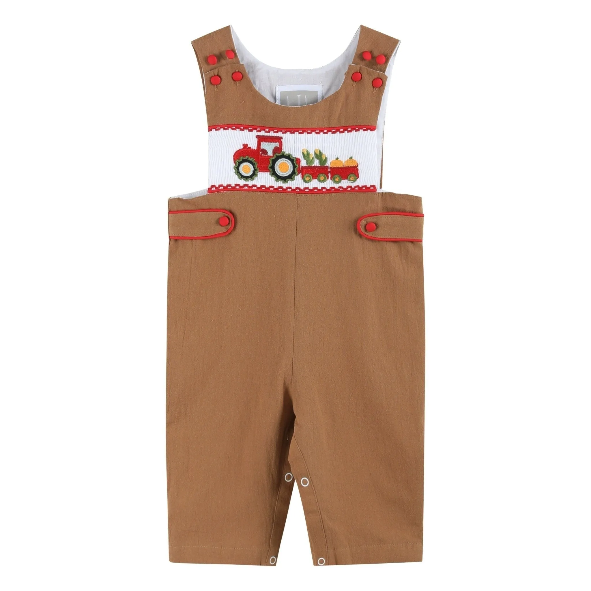 Brown Tractor Harvest Smocked Jon Jons sold by Zulily product image thumbnail 5
