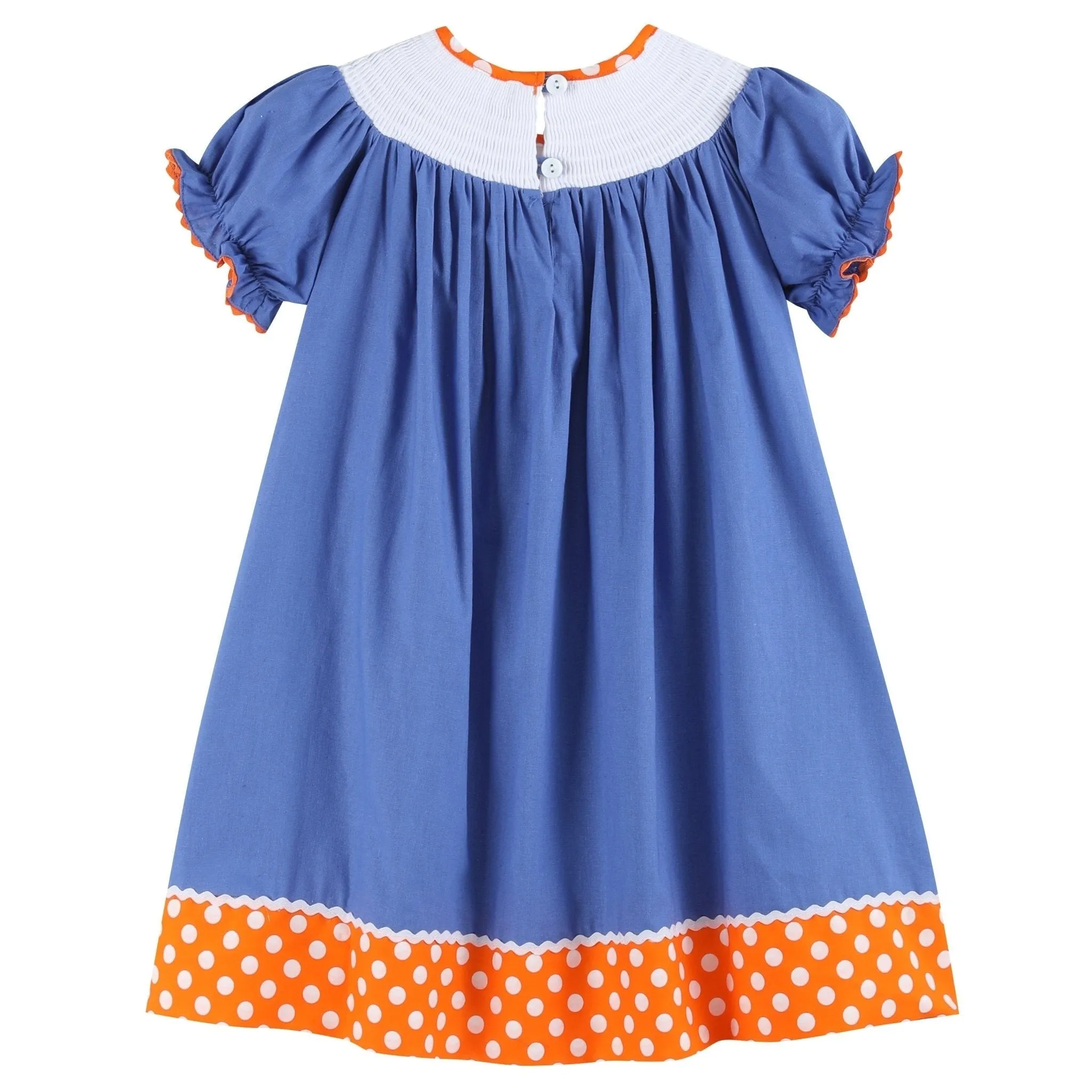 Blue Pumpkin Sunflower Smocked Bishop Dress sold by Zulily product image thumbnail 2