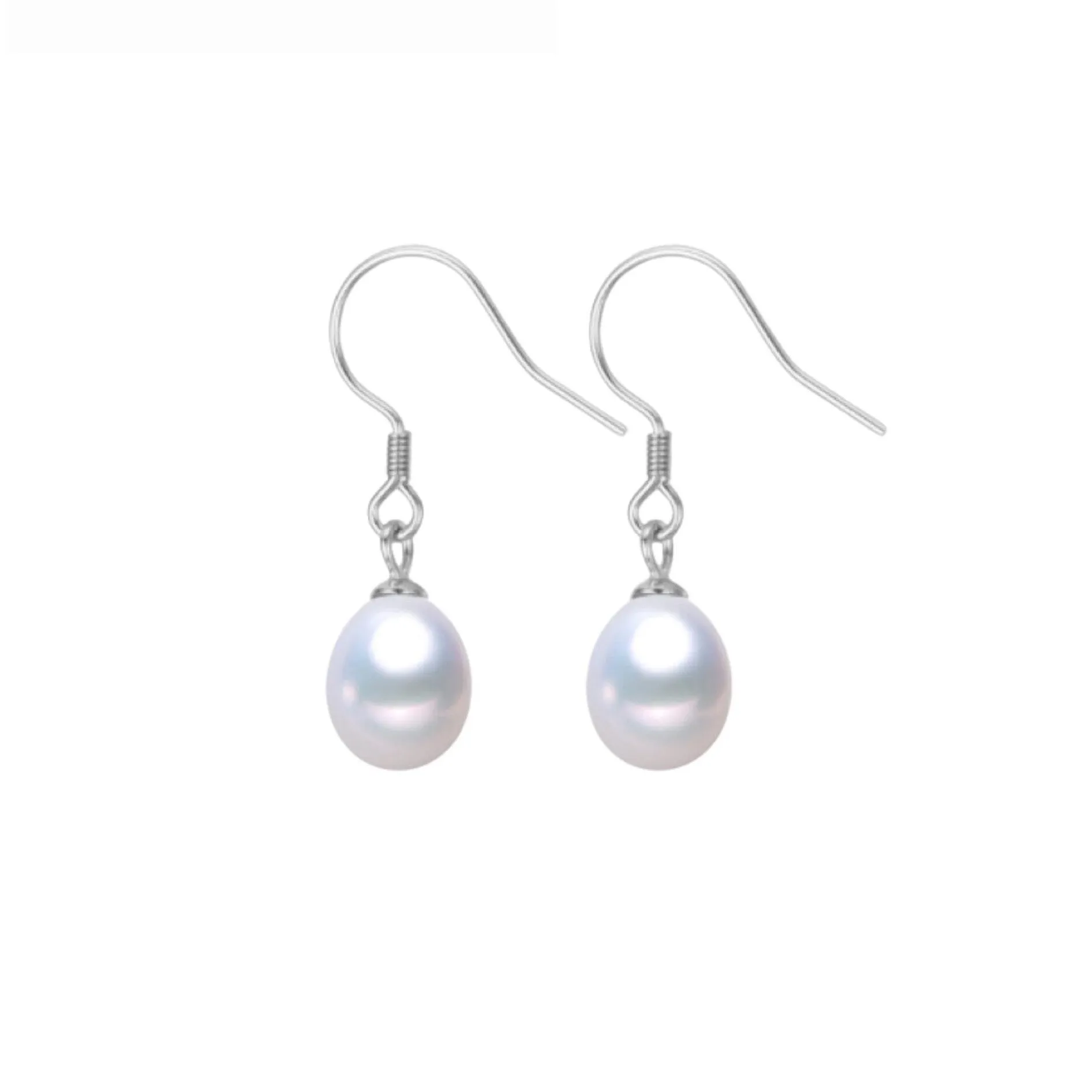 White Teardrop Freshwater Pearl Drop Earrings sold by Zulily