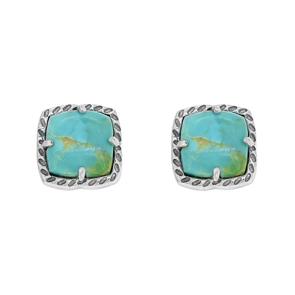 YS Gems Sterling Silver Blue Mohave Turquoise Stud Earring sold by Zulily product image thumbnail 3