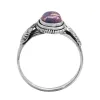YS Gems Sterling Silver Purple Copper Turquoise Ring sold by Zulily