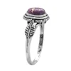 YS Gems Sterling Silver Purple Copper Turquoise Ring sold by Zulily