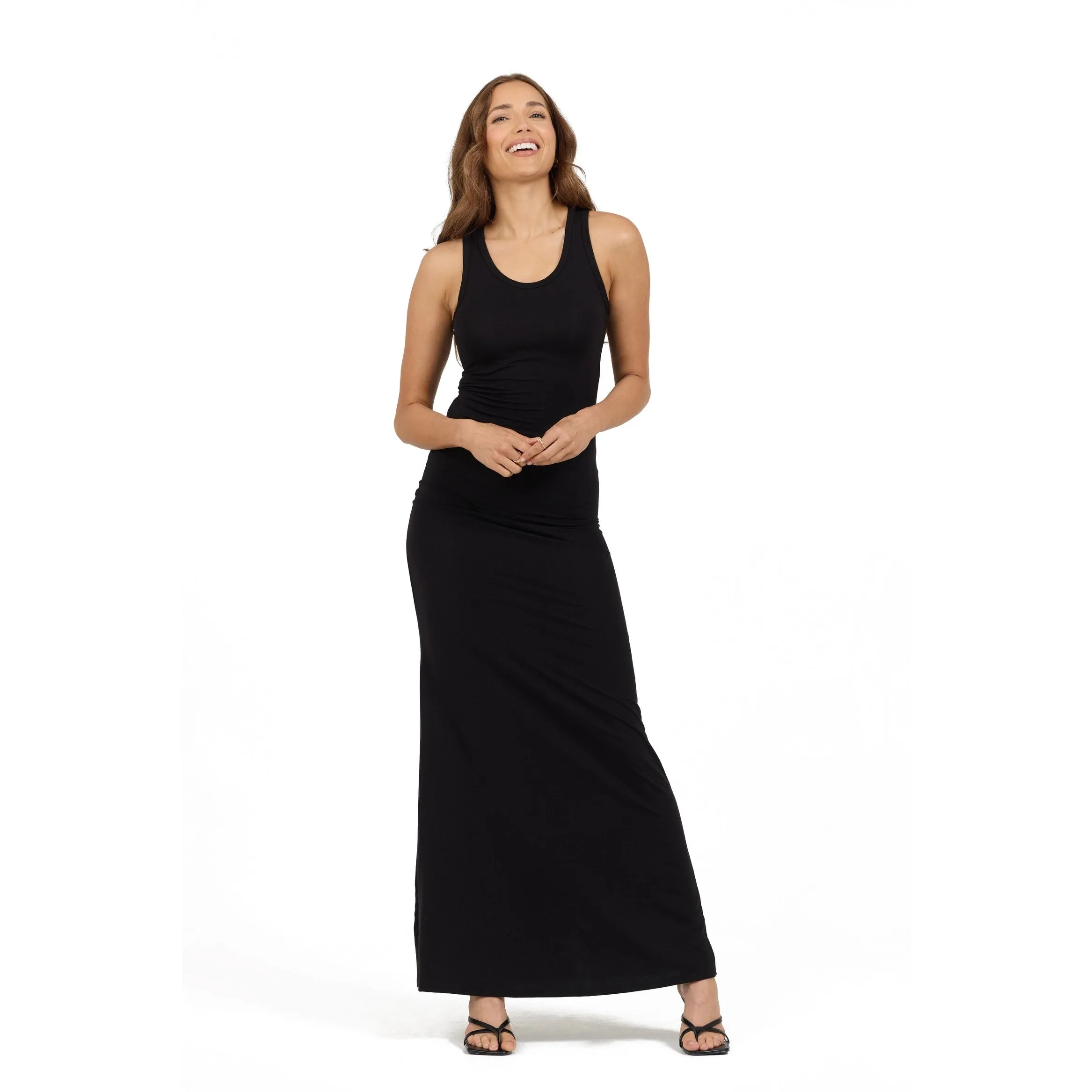GO Couture Maxi Dress Racerback DyeWash sold by Zulily product image thumbnail 3