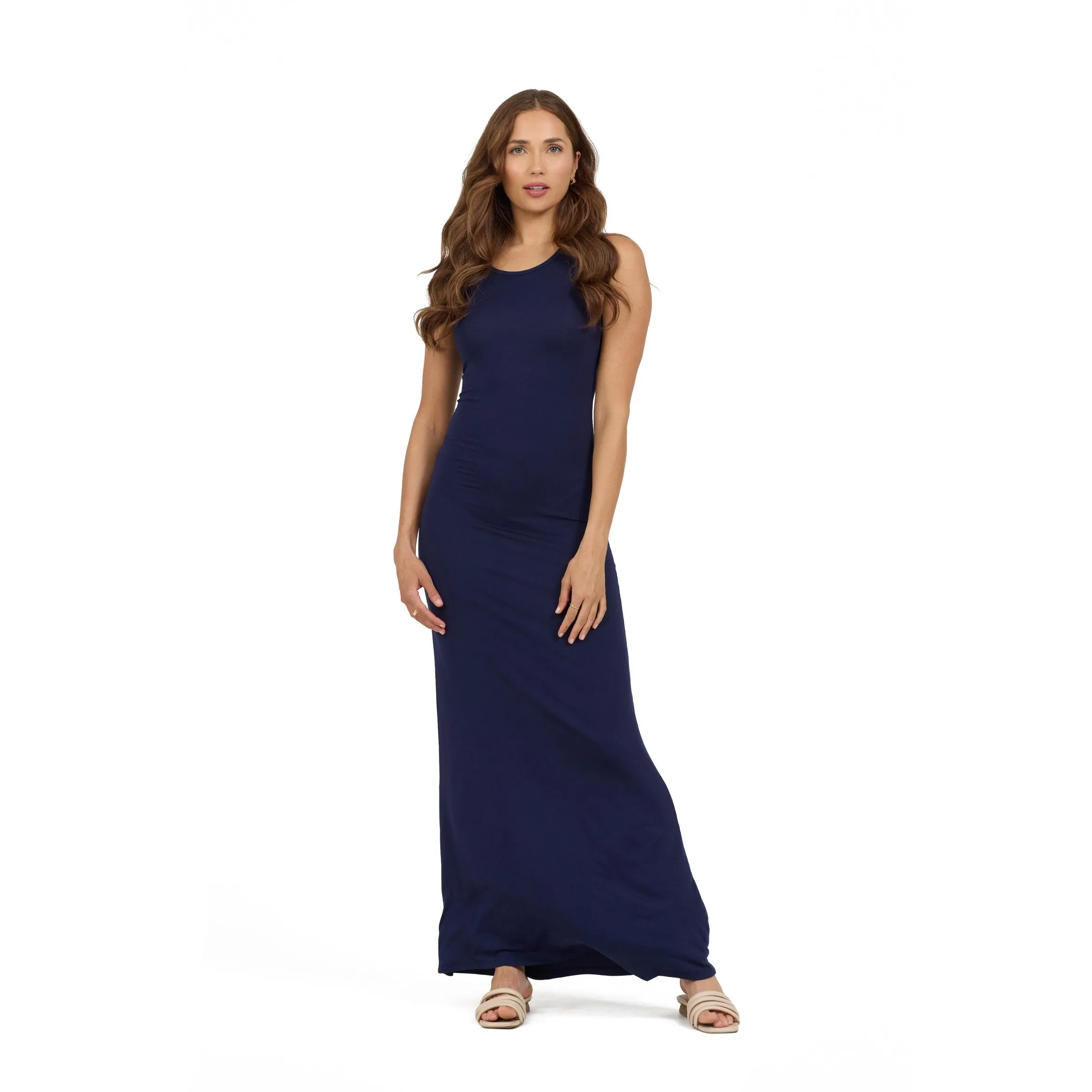 GO Couture Maxi Dress Racerback DyeWash sold by Zulily product image thumbnail 4