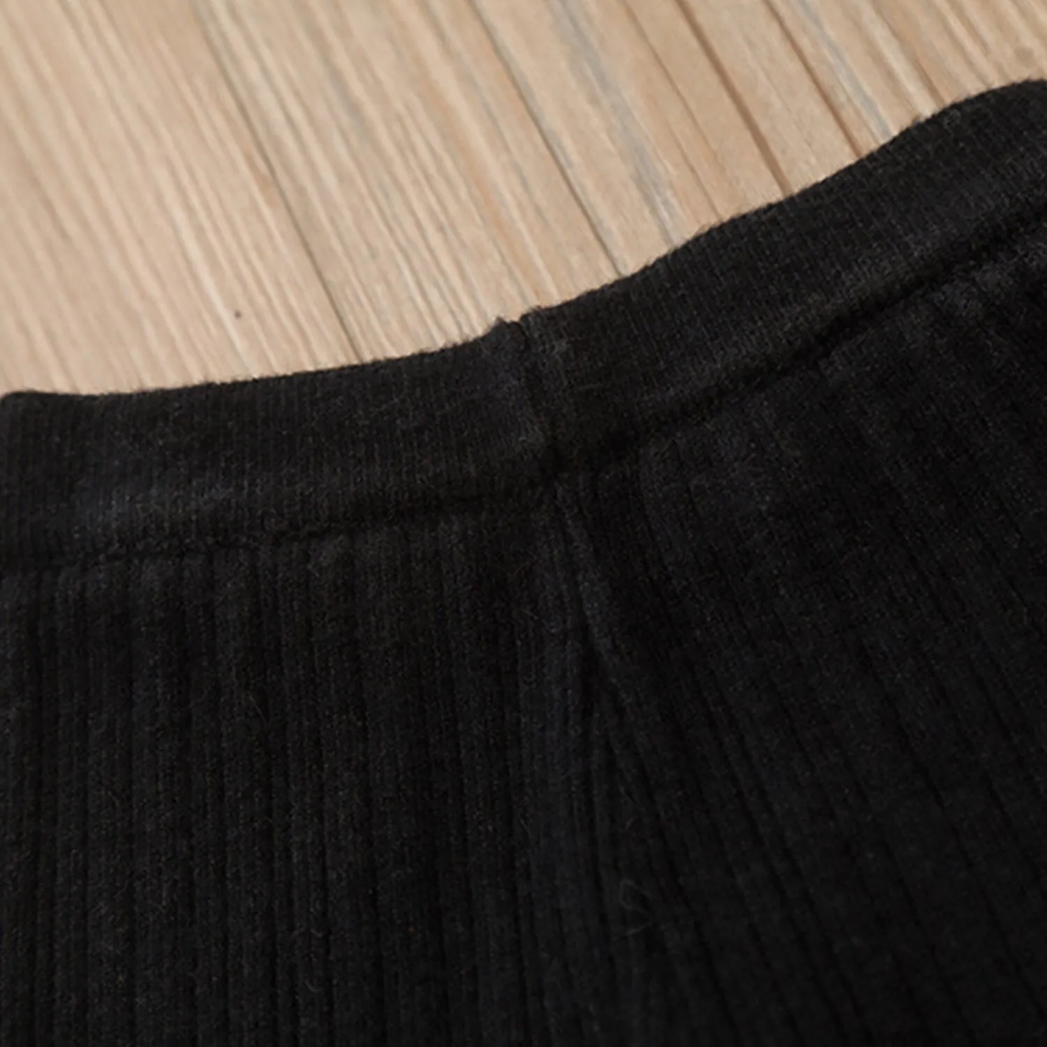 White & Black Bow Knitted Cardigan Suit sold by Zulily product image thumbnail 4