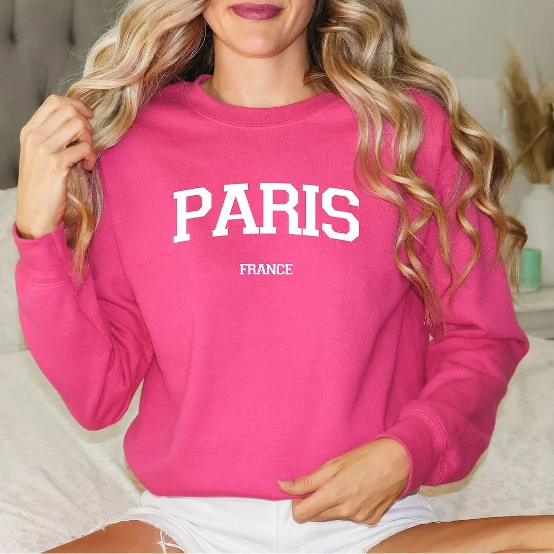 Paris France Varsity Graphic Sweatshirt sold by Zulily product image thumbnail 3