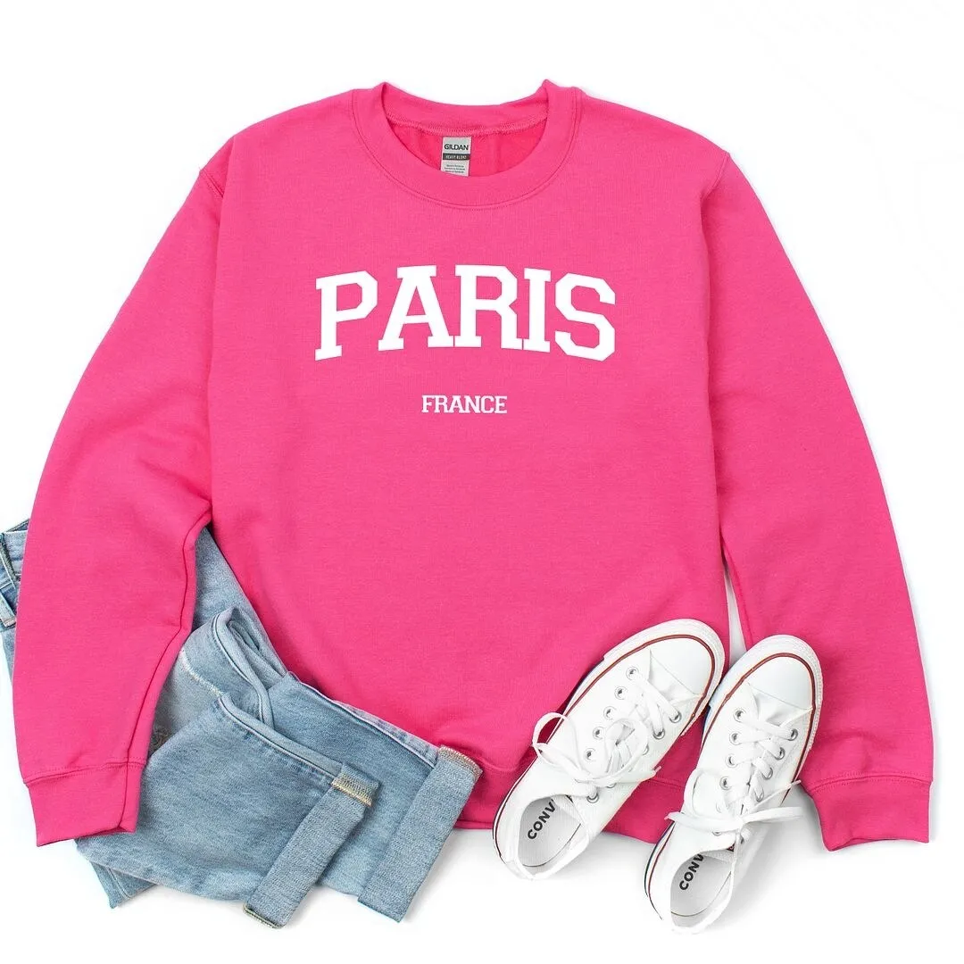 Paris France Varsity Graphic Sweatshirt sold by Zulily product image thumbnail 5