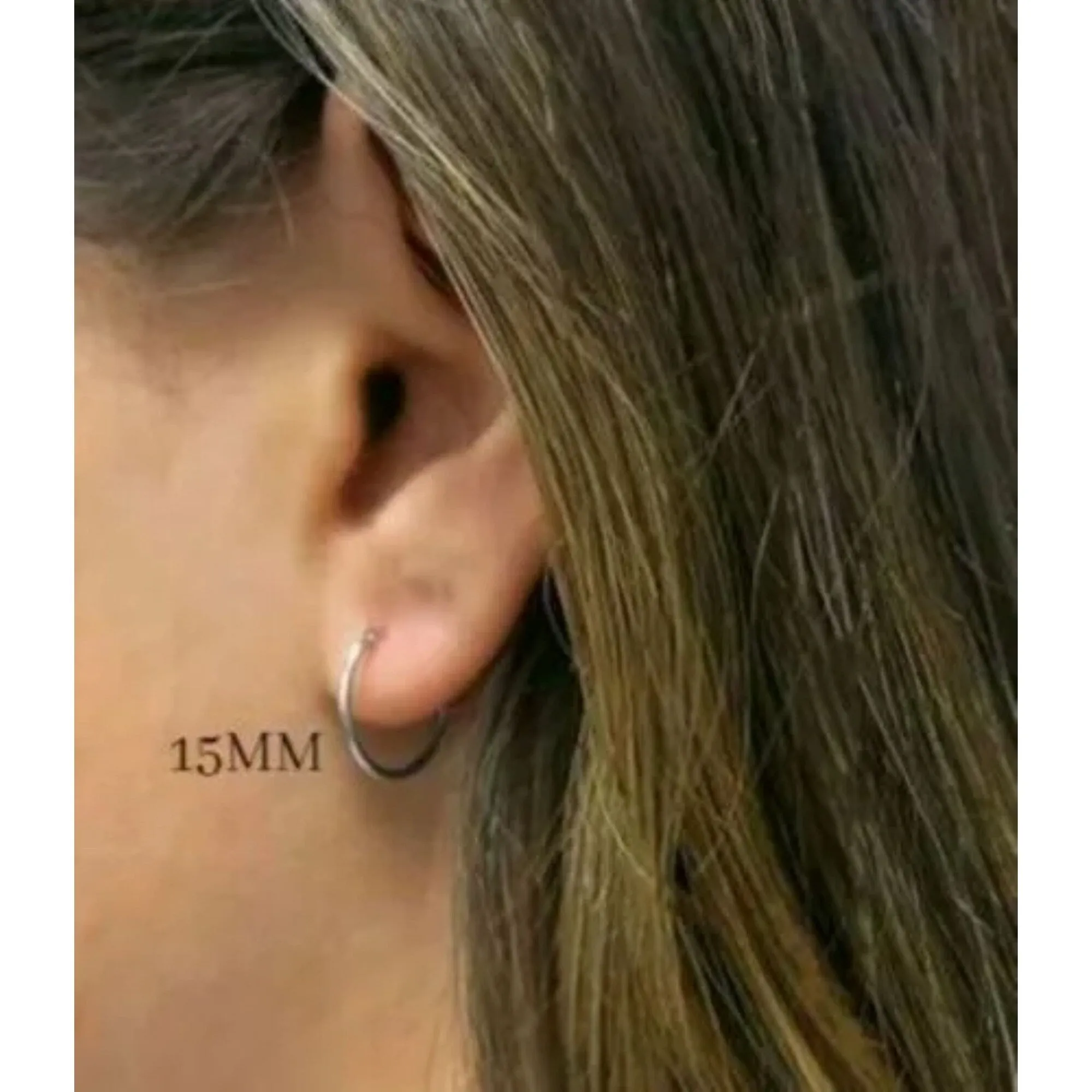 925 Sterling Silver French Lock Hoop Earrings 3 Pack Set 20-18-15MM sold by Zulily product image thumbnail 2