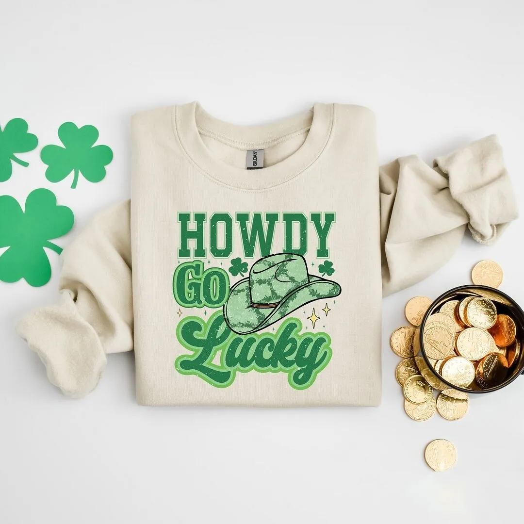Howdy Go Lucky Cowboy Hat Graphic Sweatshirt sold by Zulily product image thumbnail 4
