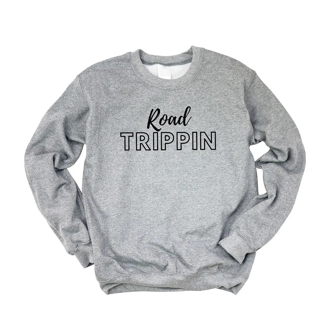 Road Trippin' Script Graphic Sweatshirt sold by Zulily product image thumbnail 4